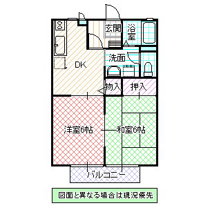 茨城県東茨城郡茨城町大字長岡 水戸駅 2DK アパート 賃貸物件詳細