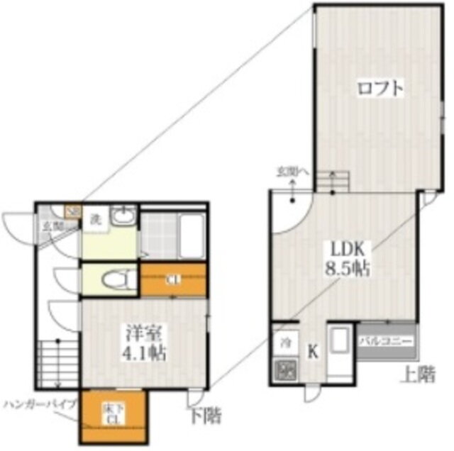 埼玉県さいたま市中央区桜丘１ 与野本町駅 1LDK アパート 賃貸物件詳細