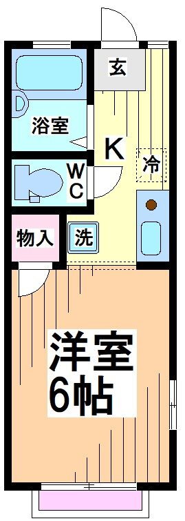 神奈川県川崎市多摩区生田６ 生田駅 1K アパート 賃貸物件詳細