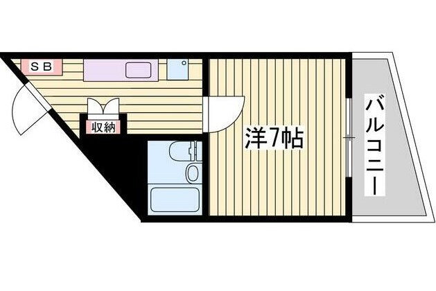 兵庫県姫路市山吹２ 余部駅 1K マンション 賃貸物件詳細
