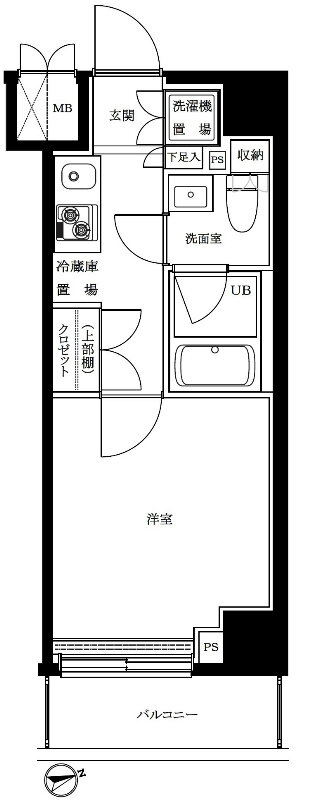 神奈川県川崎市幸区都町 尻手駅 1K マンション 賃貸物件詳細