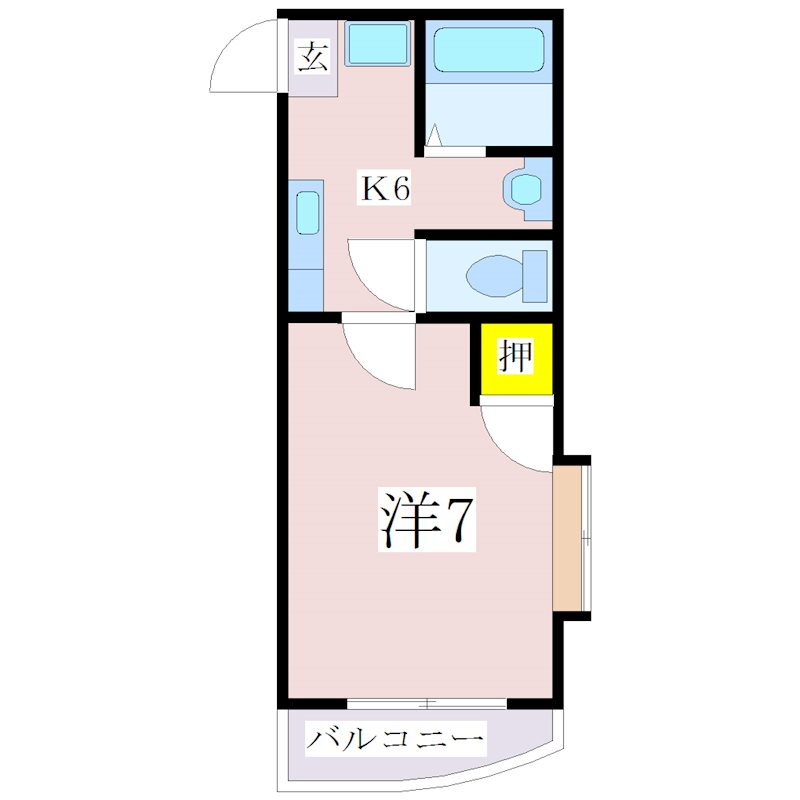 鹿児島県鹿児島市谷山中央３ 慈眼寺駅 1K マンション 賃貸物件詳細
