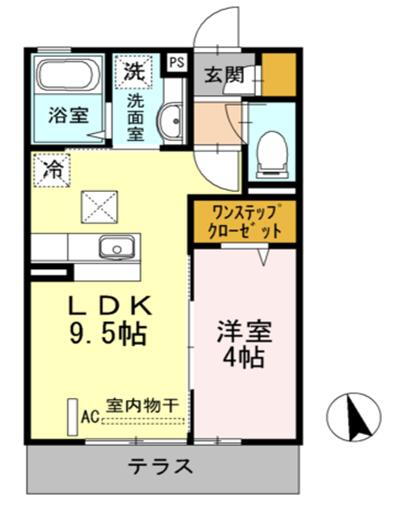 神奈川県川崎市幸区小倉２ 川崎駅 1LDK アパート 賃貸物件詳細