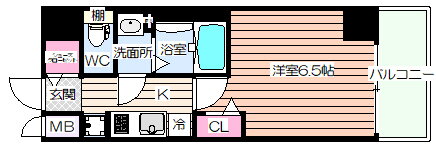 プレサンス梅田北ディア 5階 1K 賃貸物件詳細