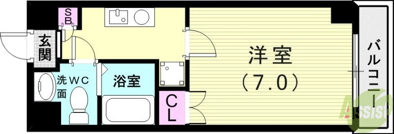 兵庫県神戸市垂水区名谷町字垣ノ内 塩屋駅 1K マンション 賃貸物件詳細