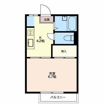 三重県四日市市松本２ 伊勢松本駅 1K アパート 賃貸物件詳細