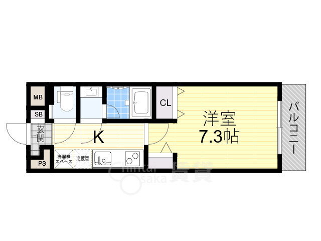大阪府大阪市淀川区十三東１ 十三駅 1K マンション 賃貸物件詳細
