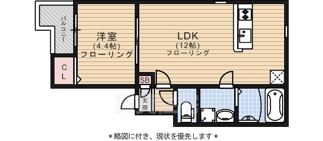 福岡県福岡市中央区警固１ 赤坂駅 1LDK アパート 賃貸物件詳細