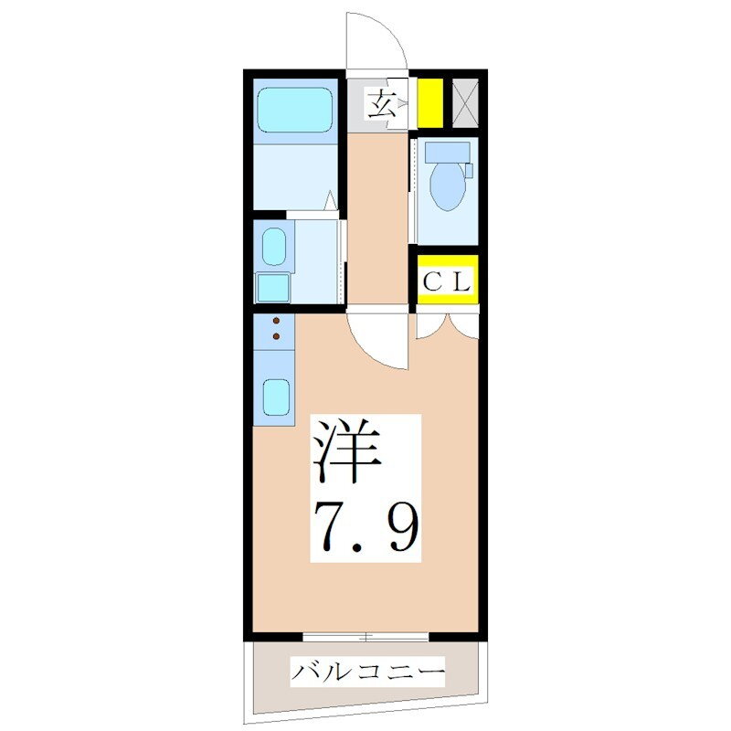 鹿児島県鹿児島市下荒田１ 二中通駅 ワンルーム マンション 賃貸物件詳細
