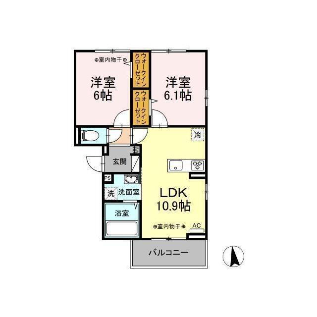 山梨県南アルプス市下宮地 東花輪駅 2LDK アパート 賃貸物件詳細