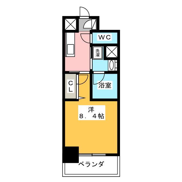 愛知県名古屋市東区葵３ 車道駅 1K マンション 賃貸物件詳細
