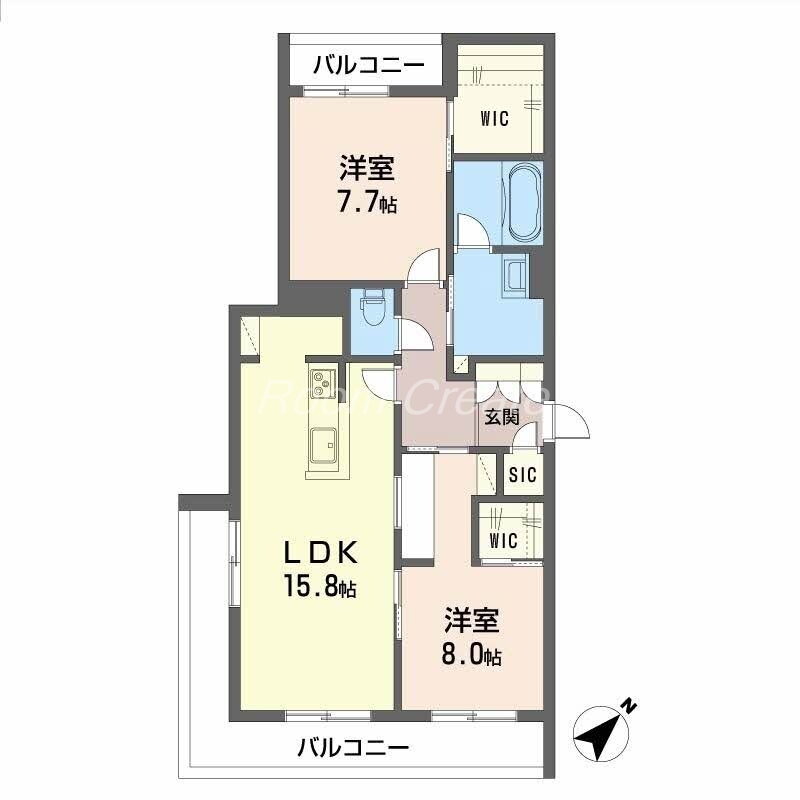徳島県徳島市北出来島町２ 佐古駅 2LDK マンション 賃貸物件詳細