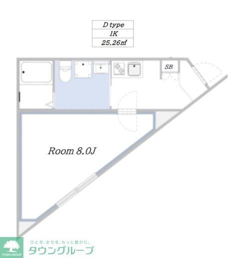 東京都世田谷区北烏山６ 千歳烏山駅 1K マンション 賃貸物件詳細