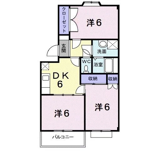 佐賀県伊万里市新天町 伊万里駅 3DK アパート 賃貸物件詳細
