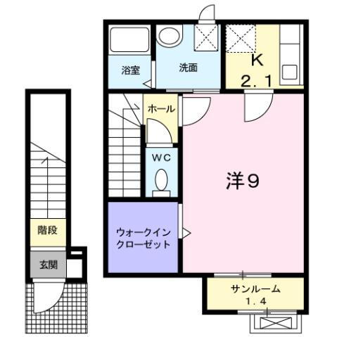 新潟県新潟市西区小新４ 小針駅 1K アパート 賃貸物件詳細