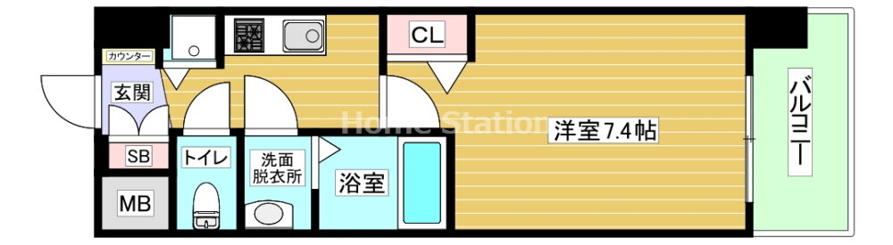 大阪府大阪市西淀川区姫里３ 御幣島駅 1K マンション 賃貸物件詳細