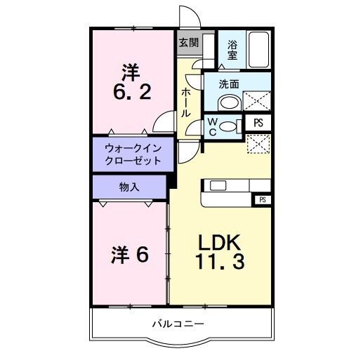 山梨県甲斐市大下条 竜王駅 2LDK マンション 賃貸物件詳細
