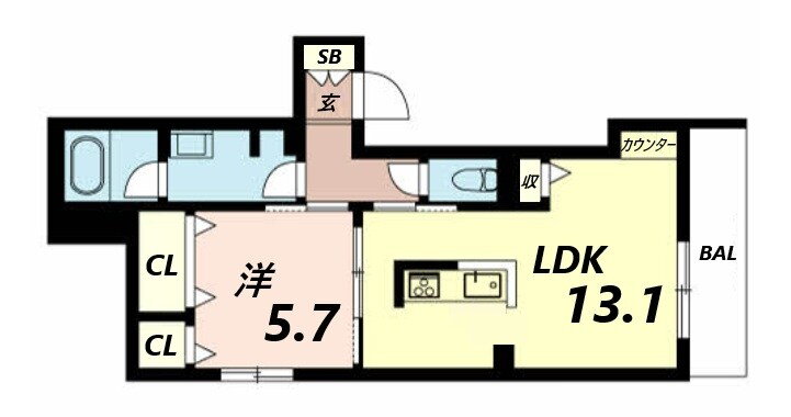 兵庫県姫路市安田２ 手柄駅 1LDK アパート 賃貸物件詳細