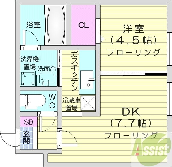 北海道札幌市東区北十一条東１１ 東区役所前駅 1DK マンション 賃貸物件詳細