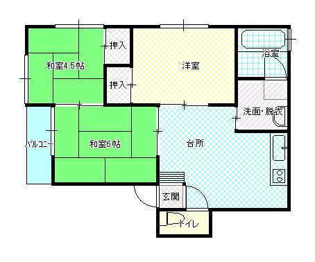 島根県出雲市天神町 出雲市駅 3DK アパート 賃貸物件詳細