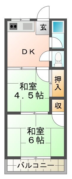 兵庫県神戸市垂水区西舞子９ 西舞子駅 2DK アパート 賃貸物件詳細