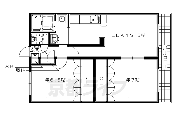 京都府木津川市州見台１ 平城山駅 2LDK マンション 賃貸物件詳細