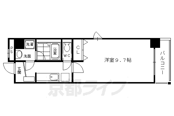 京都府京都市上京区菊屋町 丸太町駅 1K マンション 賃貸物件詳細