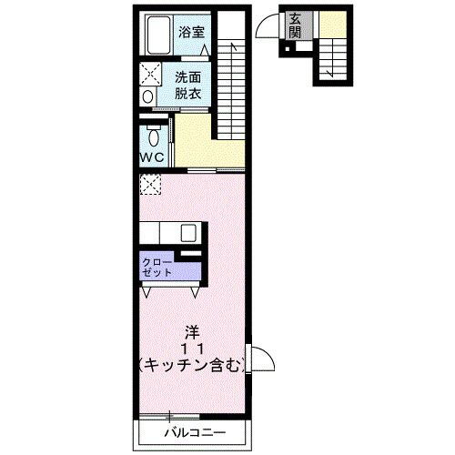 富山県富山市太郎丸西町１ 西中野駅 ワンルーム アパート 賃貸物件詳細