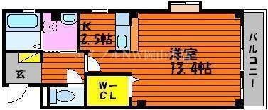 岡山県岡山市北区白石 北長瀬駅 1K マンション 賃貸物件詳細