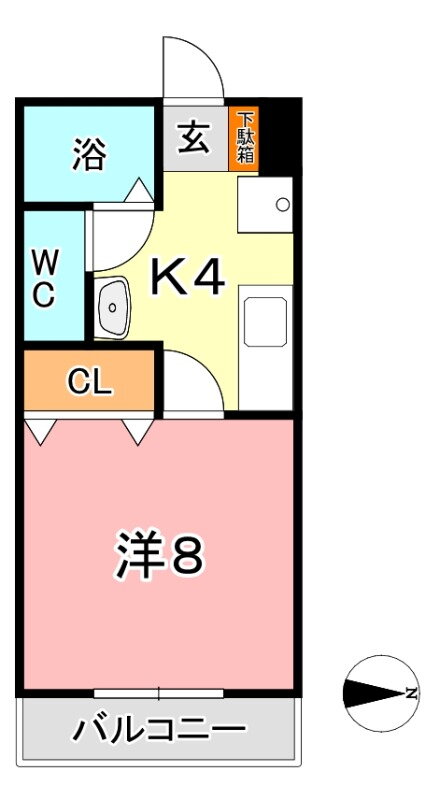 岡山県倉敷市二子 中庄駅 1K マンション 賃貸物件詳細