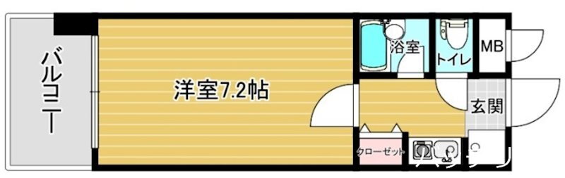 福岡県福岡市博多区千代３ 千代県庁口駅 1K マンション 賃貸物件詳細