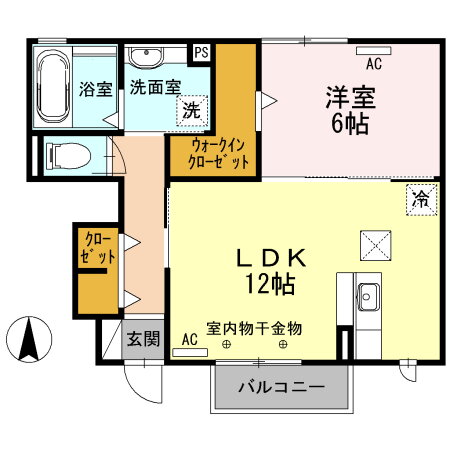 静岡県焼津市小土 西焼津駅 1LDK アパート 賃貸物件詳細