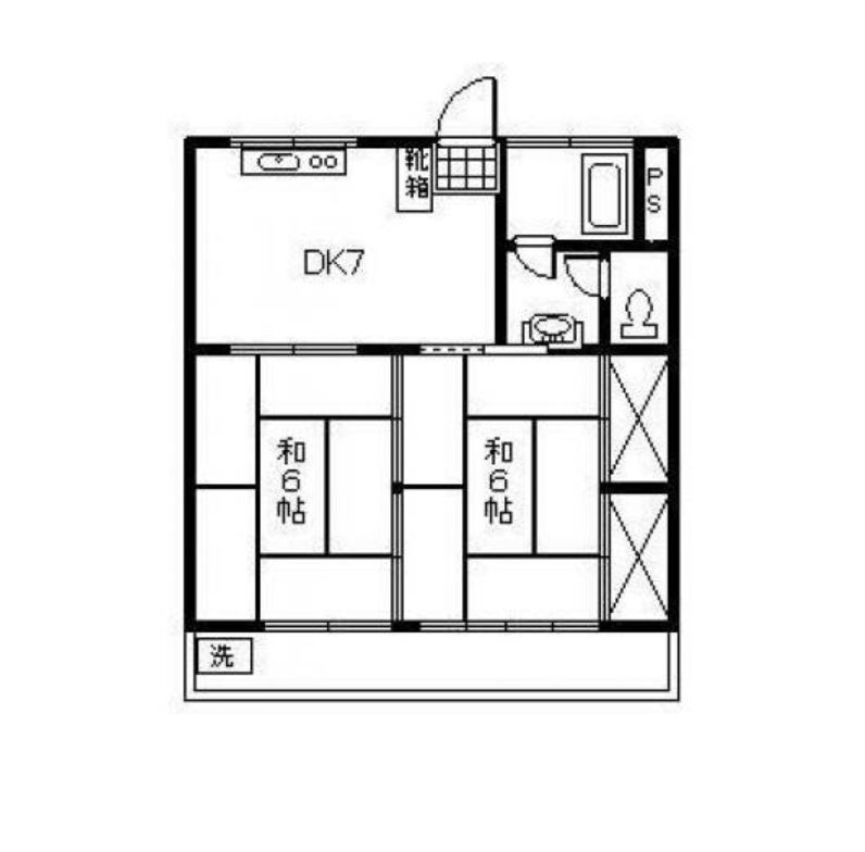 熊本県熊本市東区長嶺南３ 2DK アパート 賃貸物件詳細