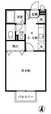 茨城県つくばみらい市陽光台２ みらい平駅 1K アパート 賃貸物件詳細
