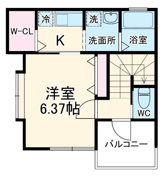 埼玉県日高市大字上鹿山 高麗川駅 1K アパート 賃貸物件詳細