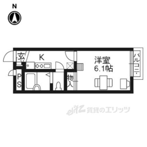 京都府京都市南区吉祥院這登東町 西大路駅 1K アパート 賃貸物件詳細