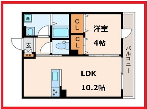 大塩きのえねマンション 3階 1LDK 賃貸物件詳細