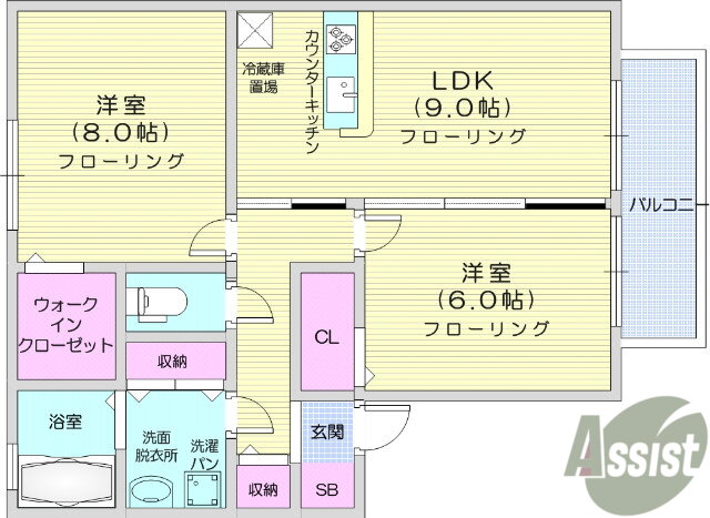 宮城県仙台市青葉区折立１ 葛岡駅 2DK アパート 賃貸物件詳細
