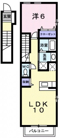 埼玉県川越市大字砂 新河岸駅 1LDK アパート 賃貸物件詳細