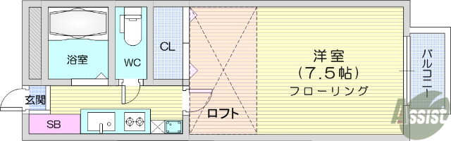 宮城県仙台市青葉区旭ケ丘２ 旭ヶ丘駅 1K アパート 賃貸物件詳細