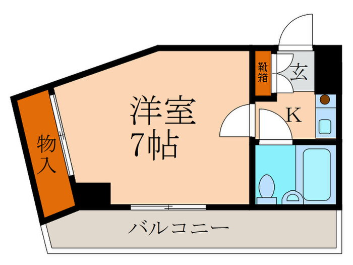 東京都板橋区徳丸４ 下赤塚駅 1K マンション 賃貸物件詳細