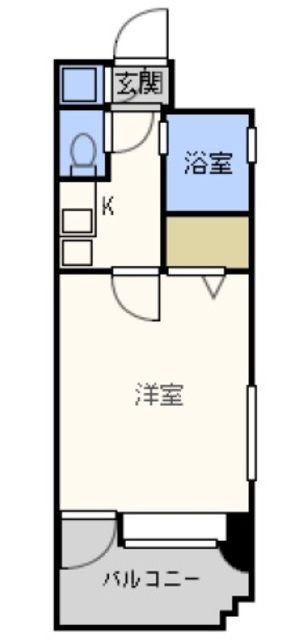 福岡県福岡市中央区大名１ 赤坂駅 1K マンション 賃貸物件詳細