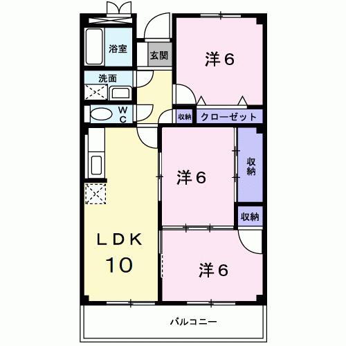 ニューキャッスルＩＫ 1階 3LDK 賃貸物件詳細