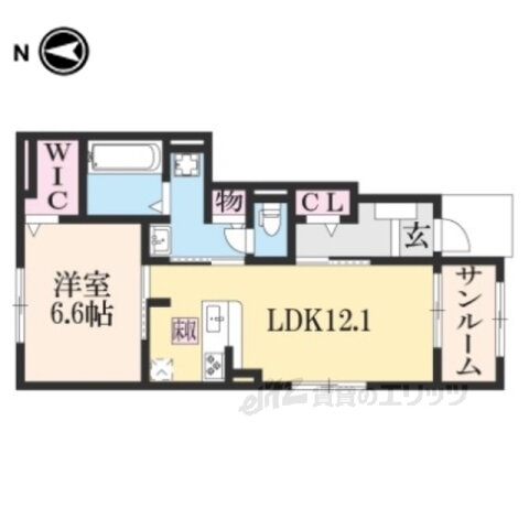 滋賀県米原市宇賀野 坂田駅 1LDK アパート 賃貸物件詳細