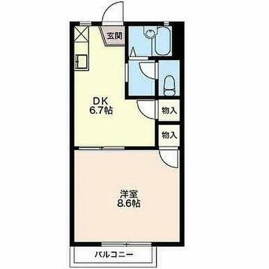 静岡県焼津市吉永 藤枝駅 1DK アパート 賃貸物件詳細
