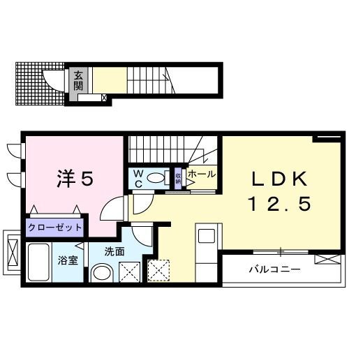 愛知県一宮市三ツ井１ 尾張一宮駅 1LDK アパート 賃貸物件詳細