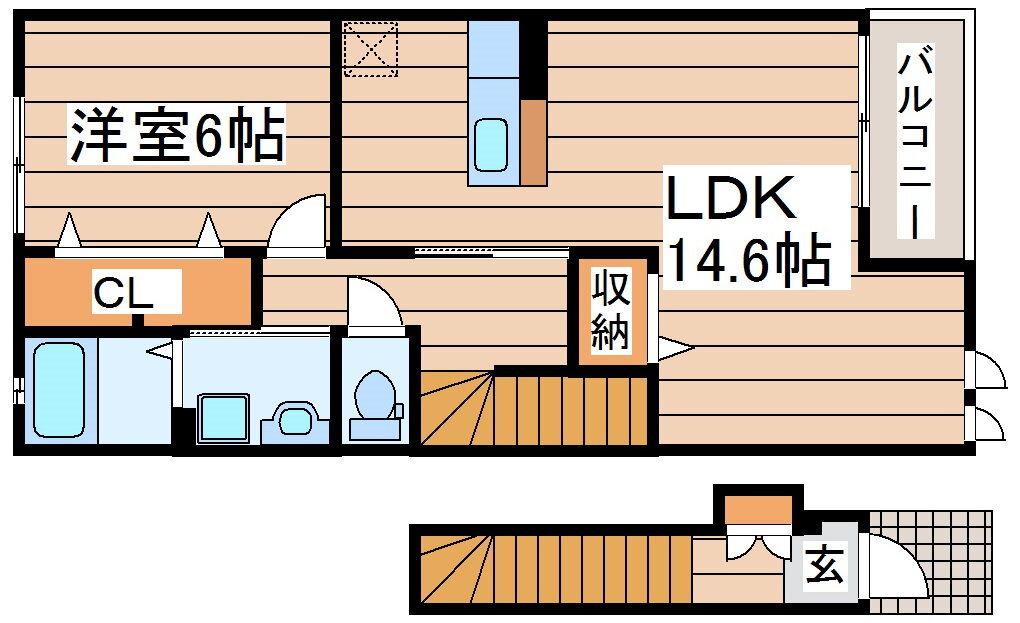 宮城県仙台市宮城野区岩切字昭和北 岩切駅 1LDK アパート 賃貸物件詳細