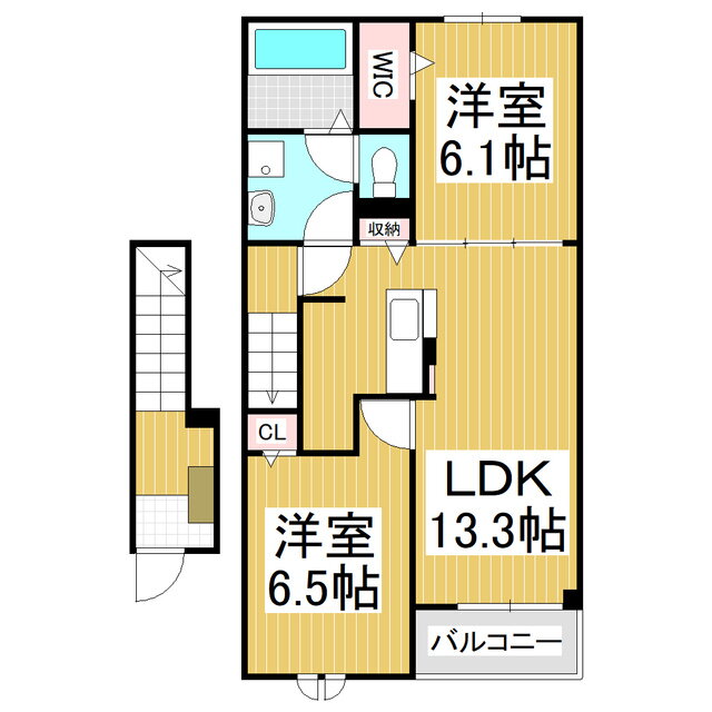 長野県茅野市玉川 茅野駅 2LDK アパート 賃貸物件詳細