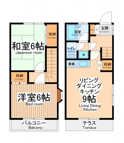 サンソアラディー棟 2LDK 賃貸物件詳細