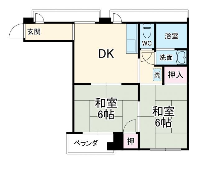 埼玉県川口市北原台３ 東川口駅 2DK マンション 賃貸物件詳細